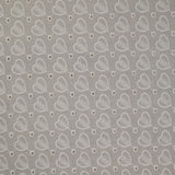 Broderie anglaise festonnée Jenny fond blanc cassé