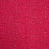 Tweed Emma lurex polyester fond fuchsia