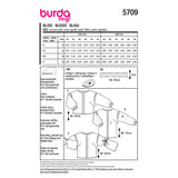 Burda boss n ° 5709: Blouse