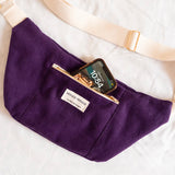 Etiquetas tejidas de "viajar" x 5