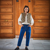 Okinawa mujer de costura de la mujer blusa y vestido
