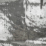 Gray sequin tulle