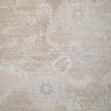 Dentelle polyester Renaissance fond blanc