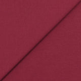 Jersey french terry coton Bio lie de vin