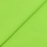 Jersey french terry coton Bio vert pomme