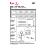 Burda Boss N ° 5691: Chaqueta y camiseta