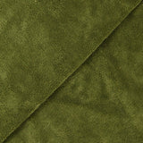Tissu éponge bambou vert olive vendu au mètre