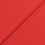 Jersey french terry coton Bio rouge
