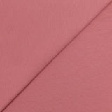 Jersey french terry coton Bio bois de rose