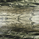 Jersey de polyester python fond vert