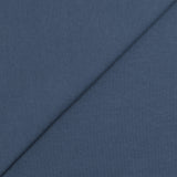 Jersey french terry coton Bio bleu jeans