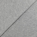 Jersey french terry coton Bio gris chiné