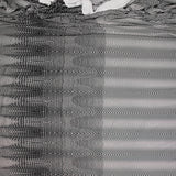 Jersey polyester optique noir et blanc