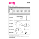 Burda boss n ° 5689: T-shirt