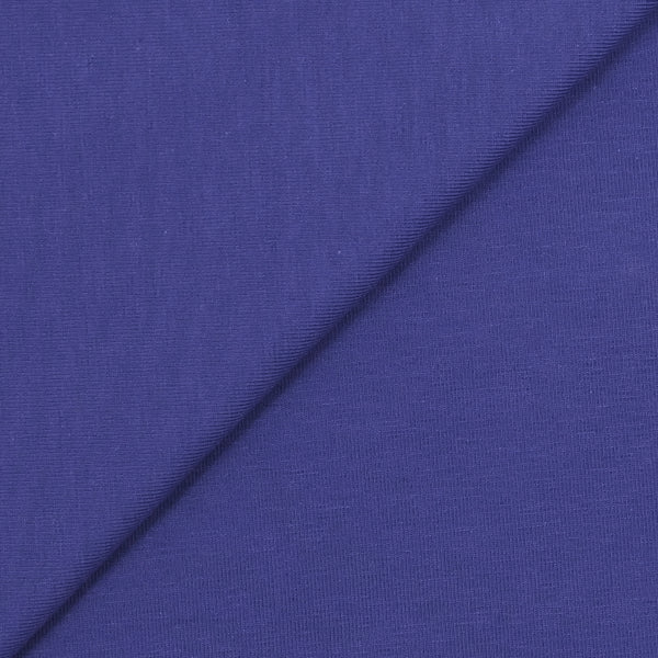 Jersey coton Bio bleu indigo