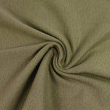 Bord-côte tubulaire vert olive vendu au mètre