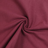 Wine red tubular ribbed cuffs per meter