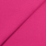 Tissu sweat minkee épais fuchsia