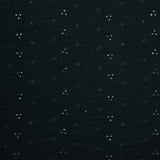 Double gaze brodée ajourée Lolita bleu foncé