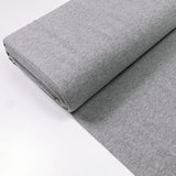 Bord-côte tubulaire gris chiné vendu au mètre