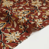 Indian cotton printed brahma beige brick background