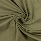 Jersey coton Bio vert olive