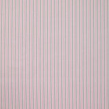 Coton imprimé rayé rose, blanc et gris