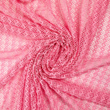 Candy pink graphic lace