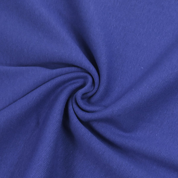 Bord-côte tubulaire bleu indigo vendu au mètre