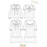 Zelie blouse sewing pattern
