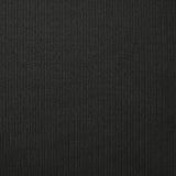 Jersey de polyester côtelé noir