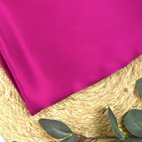 Satin de soie 100% magenta