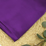 Satin de soie 100% violet