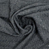Tweed emma lurex polyester gray background