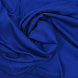 Electric blue viscose twill