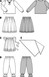 Patron n°2367 : Sorcière enfant