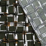 Khaki background viscose crêpe khaki background