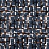 Blue background tile viscose crêpe