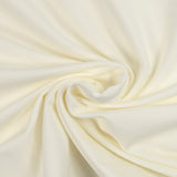 Jersey French Terry Algodón blanco orgánico roto