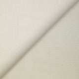 Voile de soie et viscose strié blanc cassé
