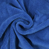 Royal blue bamboo sponge fabric sold per meter