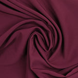 Crêpe de polyester lourd Madeleine prune