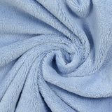 Tela de esponja de bambú azul bebé vendida por metro