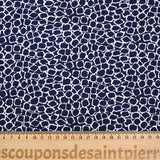 Jersey polyester écailles fond marine