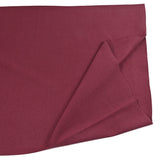 Wine red tubular ribbed cuffs per meter