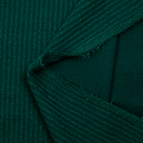 Maille tricot côtelée vert pin