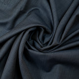Tissu tailleur jacquard laine bleu marine