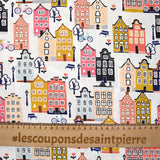 Ambiente de algodón estampado atmósfera de fondo blanco