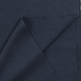 Dark blue fine polyester polo shirt