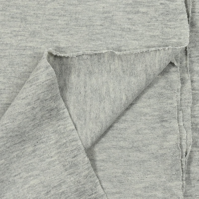 Jersey de coton gris chiné